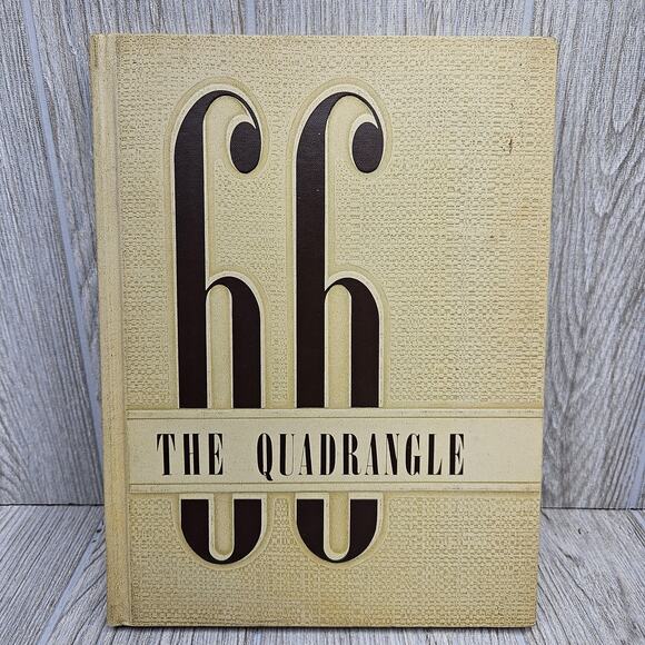 Vintage 1966 The Quadrangle McPherson College Yearbook Kansas Hardcover History - Picture 1 of 11